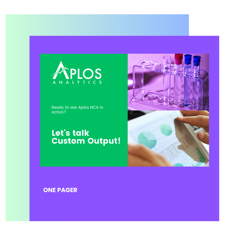 custom outputs aplos analytics